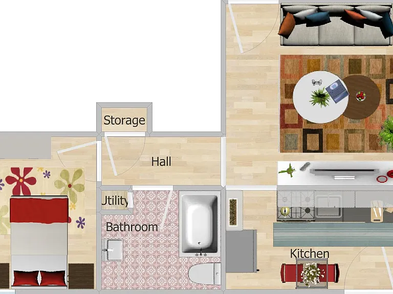 Floor Plan *Furniture is NOT included*