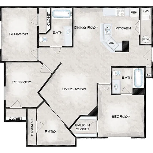 Floor plan Ridge Retreat