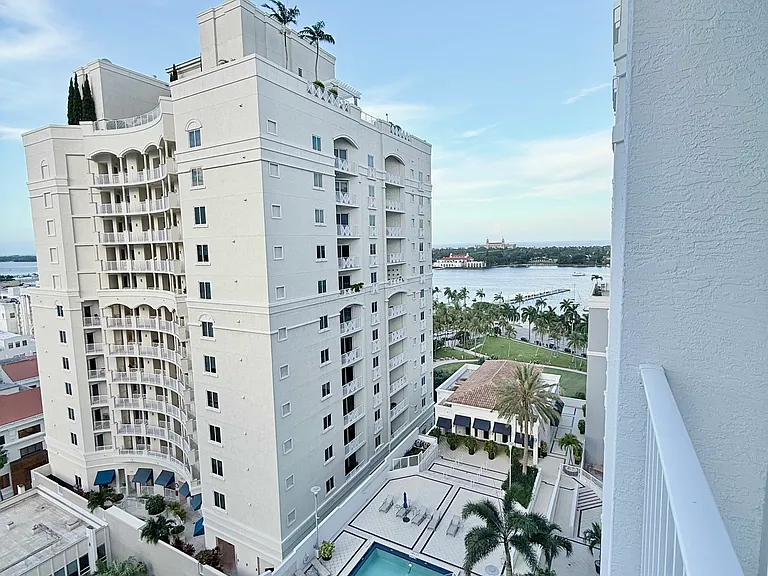 Pool View from the Balcony