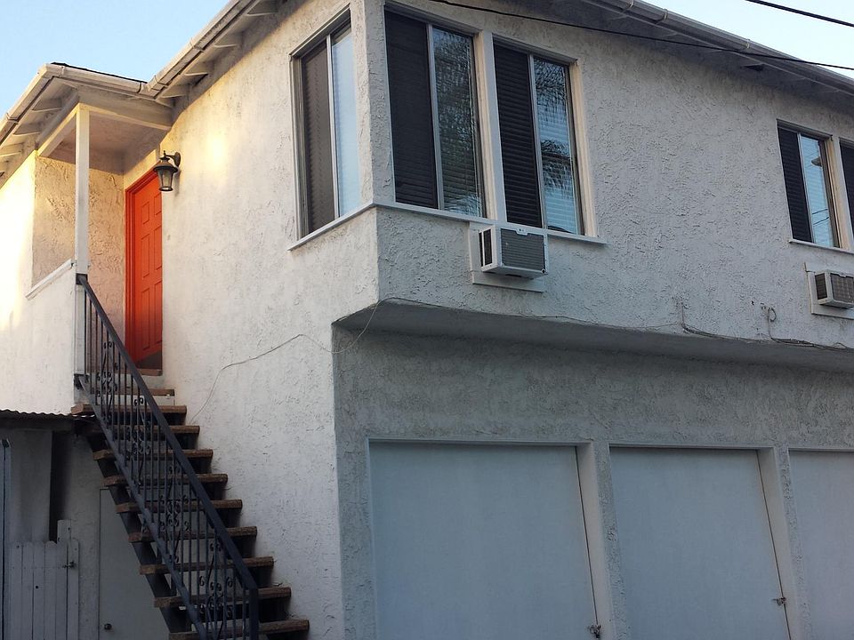Outside View and one of the garage can be used as storage.