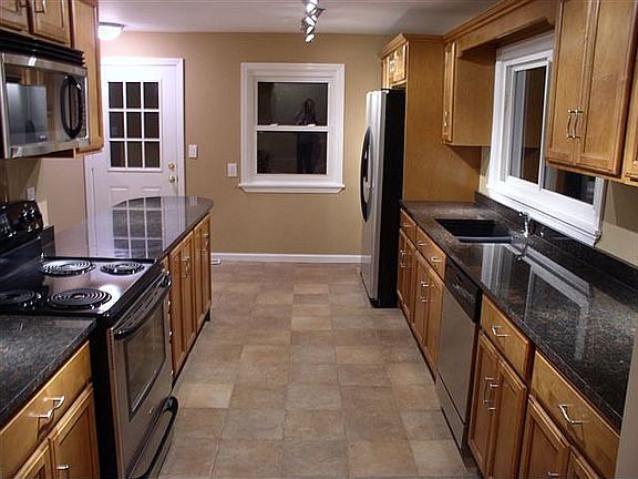 brand new granite kitchen