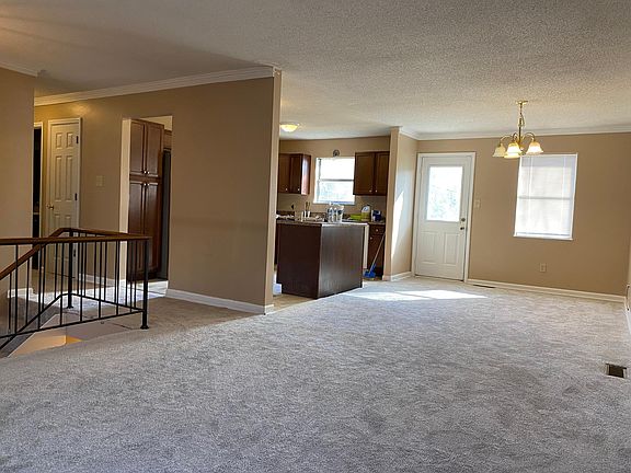 Upstairs: Living, dinning, kitchen