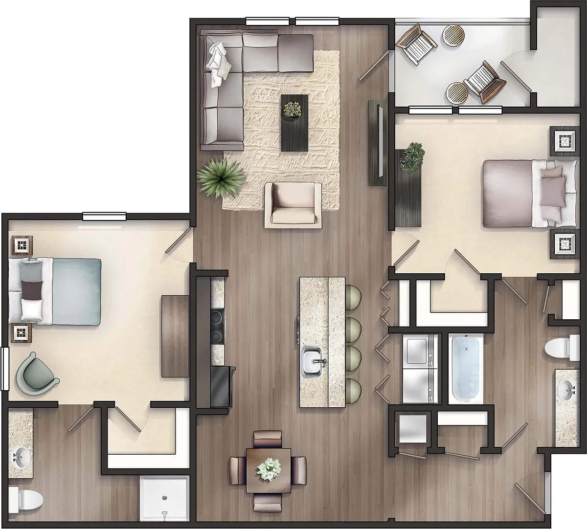 Floor plan B1