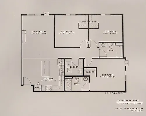 Floor plan Autumn Ridge 101