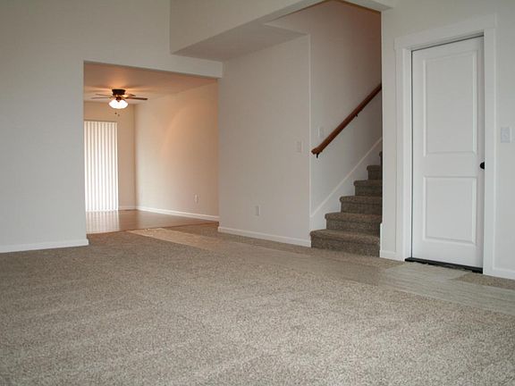 Living Room looking towards stairs and kitchen