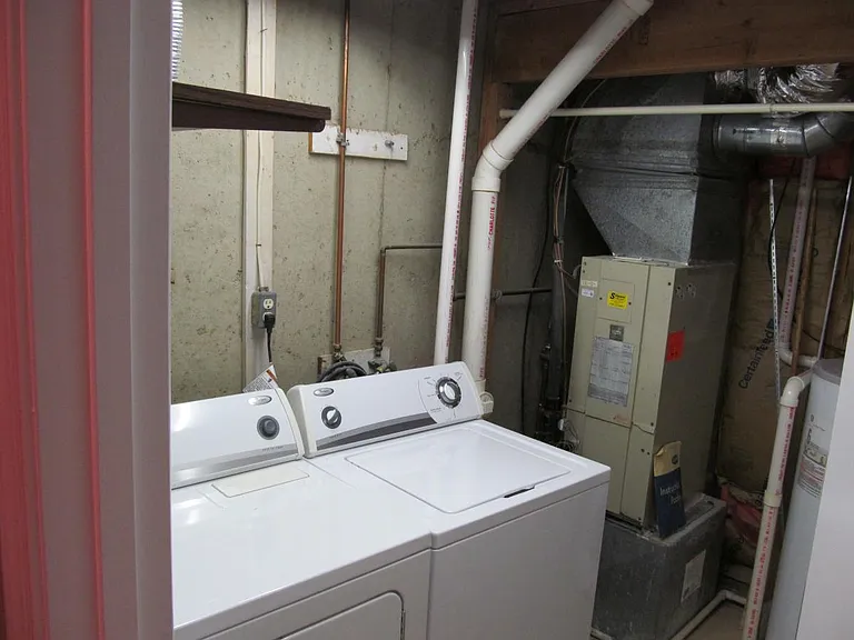 Laundry room.