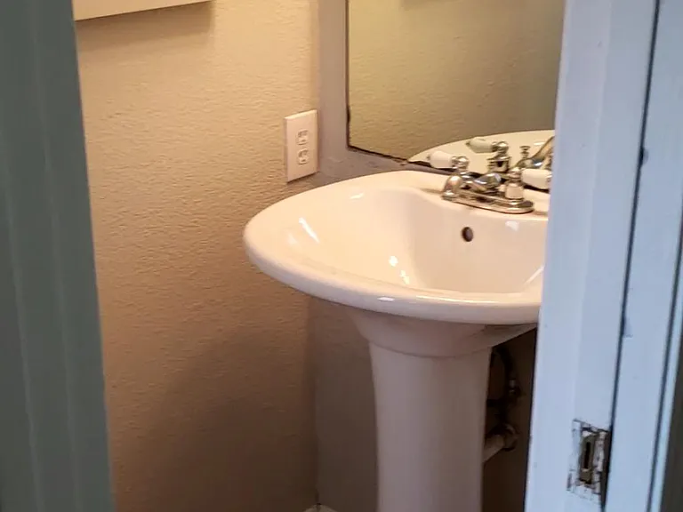 Half bath sink