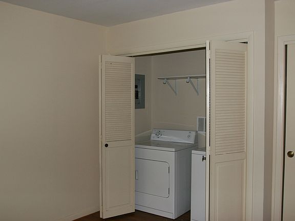 Washer and Dryer in one Bedroom.