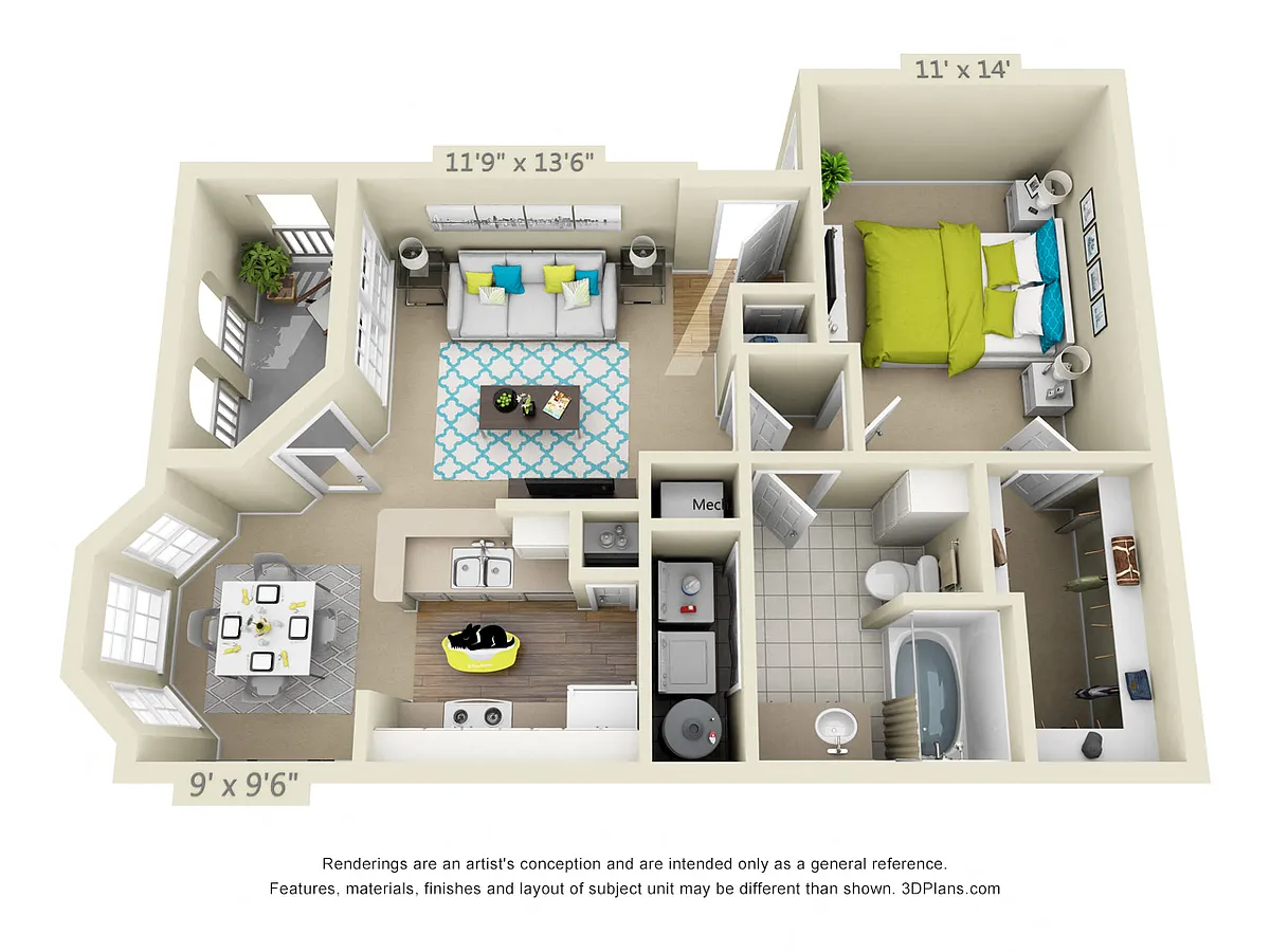 Floor plan Reedy