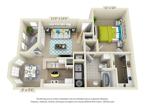 Floor plan Reedy