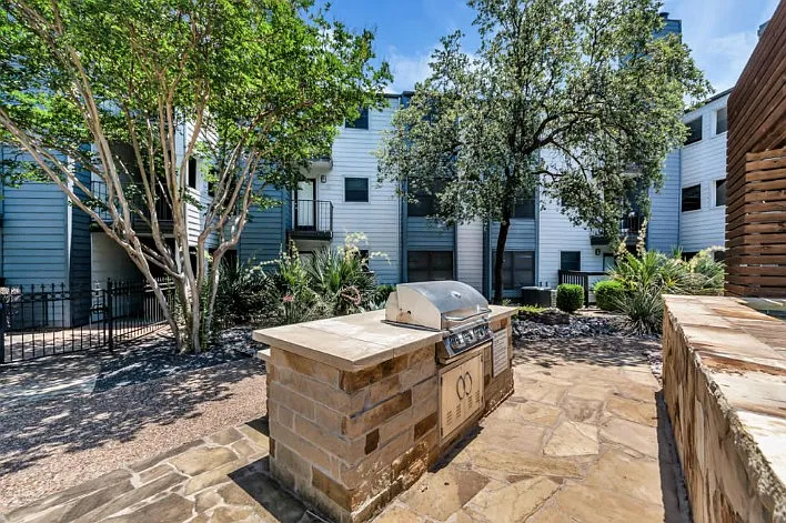 Outdoor grilling and gathering spaces perfect for entertaining.