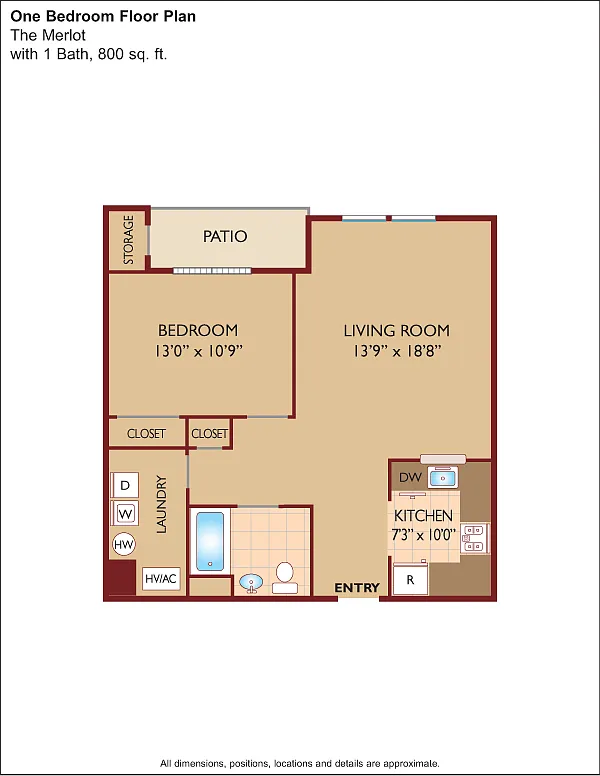 Floor plan $2.71/sq.ft. - The Merlot