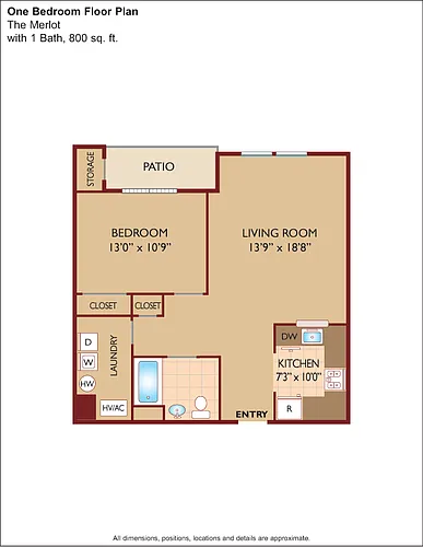 Floor plan $3.02/sq.ft. - The Merlot