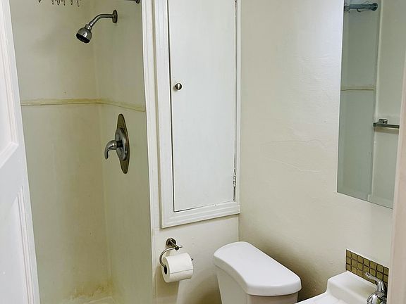 Private bathroom with shower