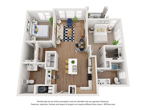 Floor plan B2A