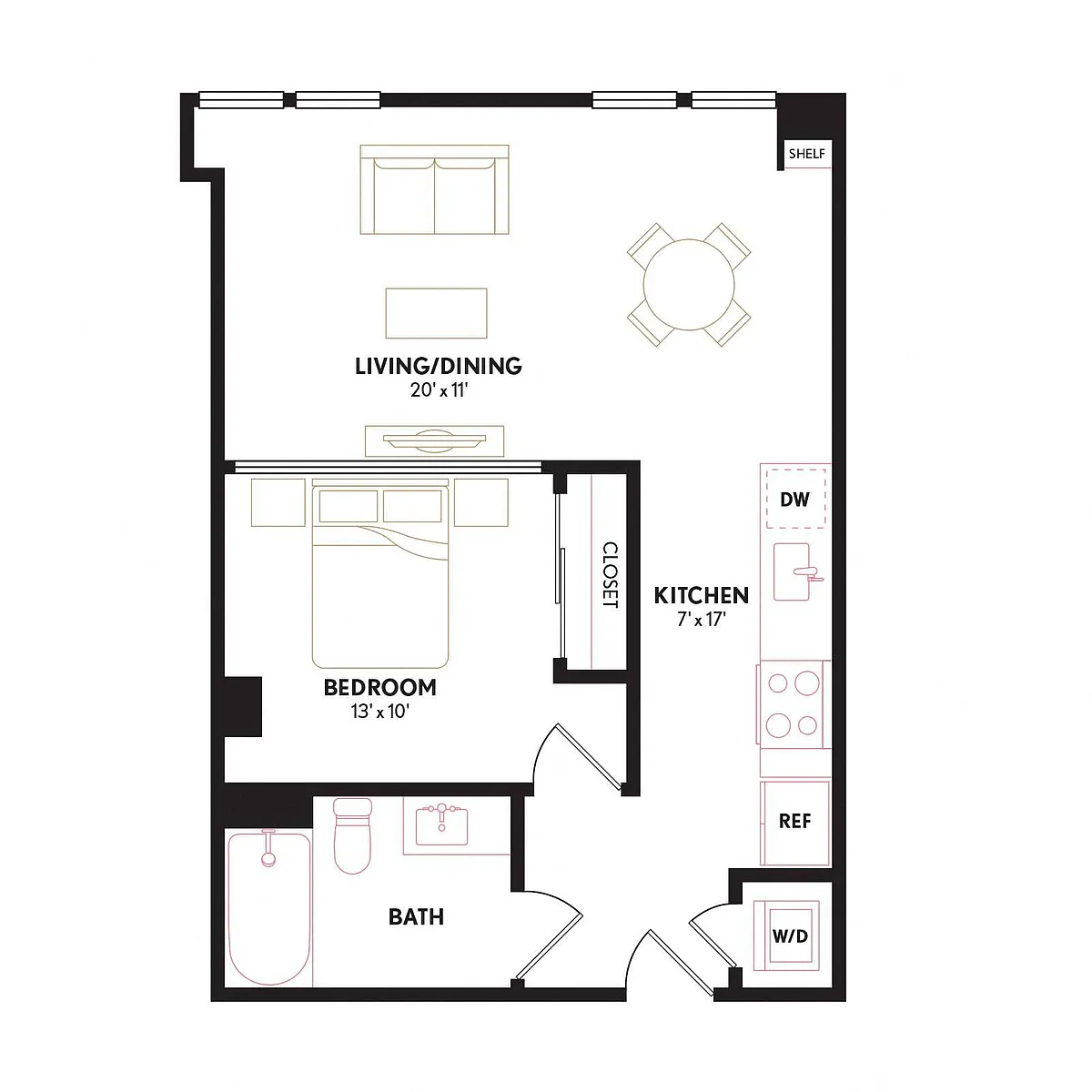Floor plan AU5
