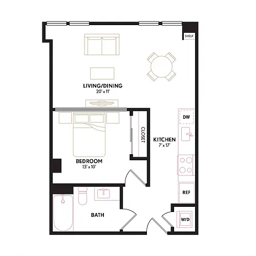 Floor plan AU5