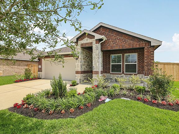 The Callaghan floorplan in Massey Oaks of Pearland, TX.