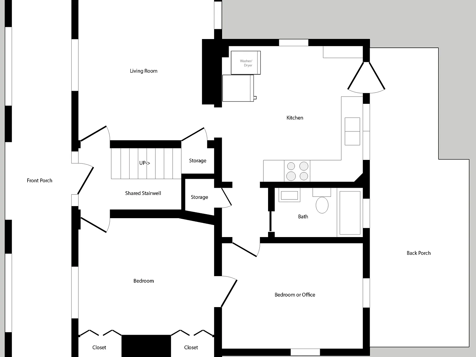2 bed, 800 sqft, $1,400 — Photo 2