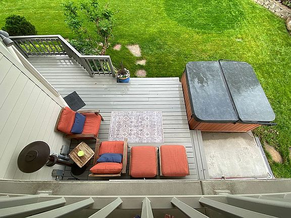View from balcony.