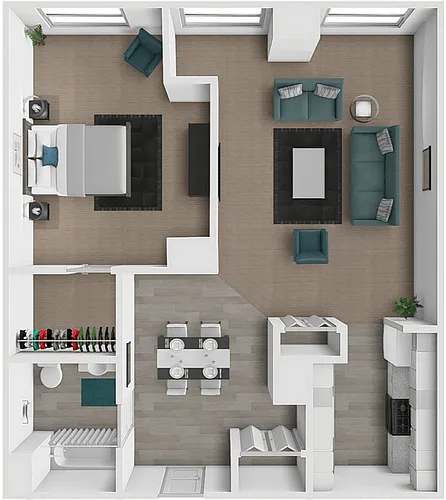 Floor plan The Gable