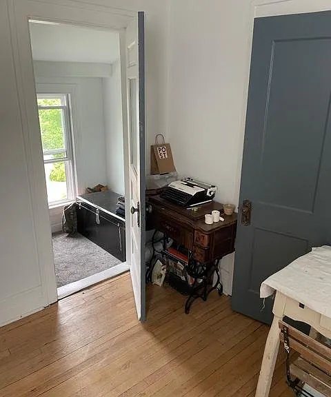 Bedroom #2 with a large closet in the back.