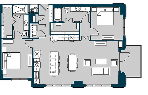 Floor plan B7