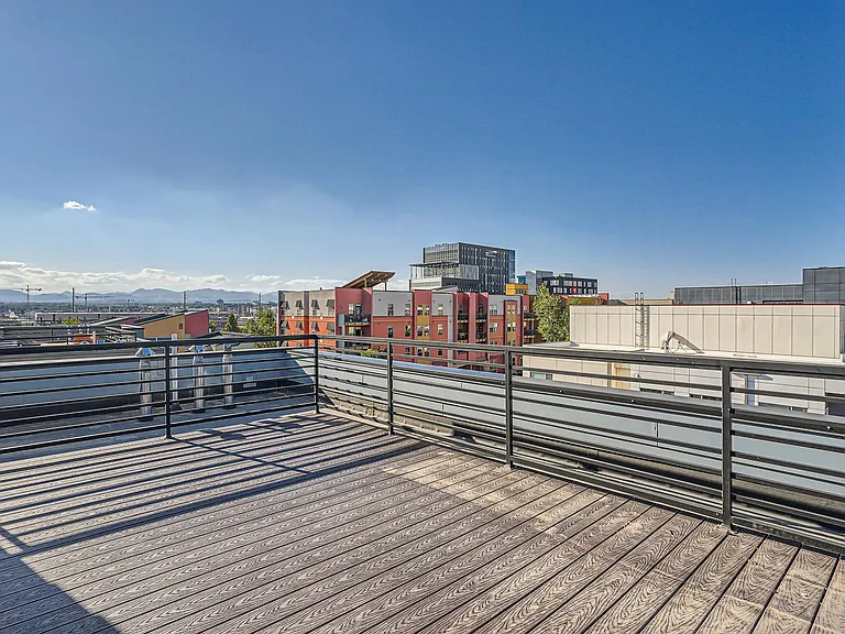 Rooftop deck