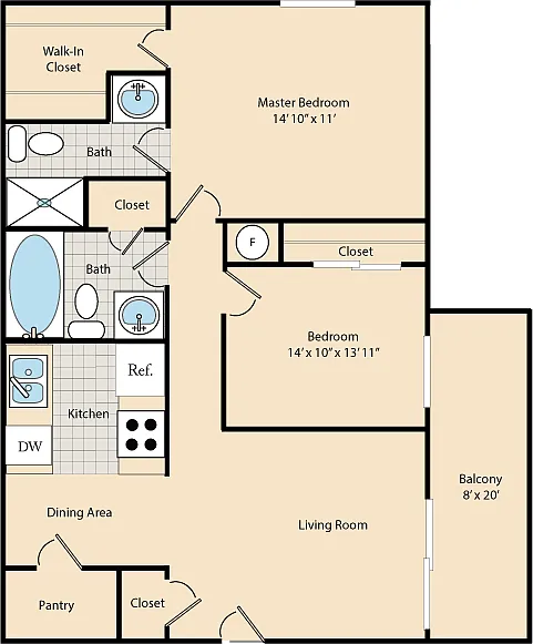 Floor plan The Maple