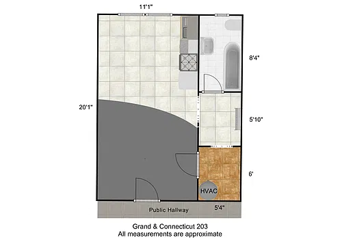 Floor plan 203