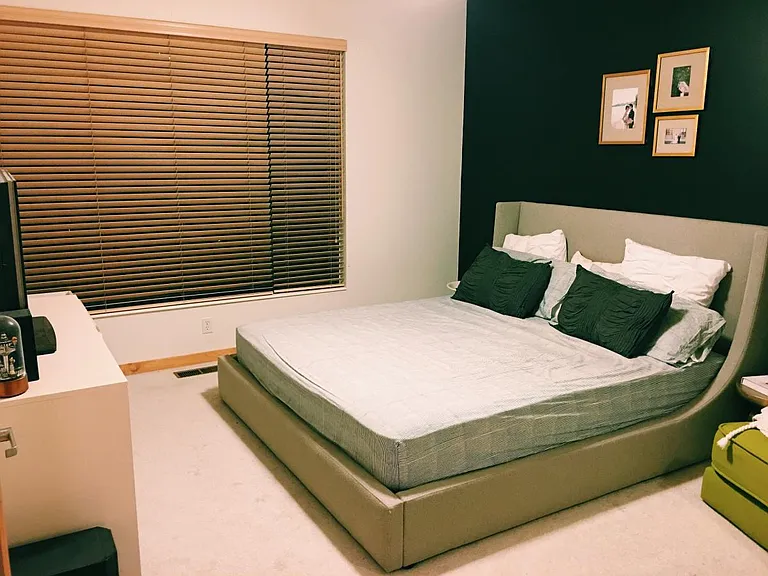 Large master shown with California King Bed