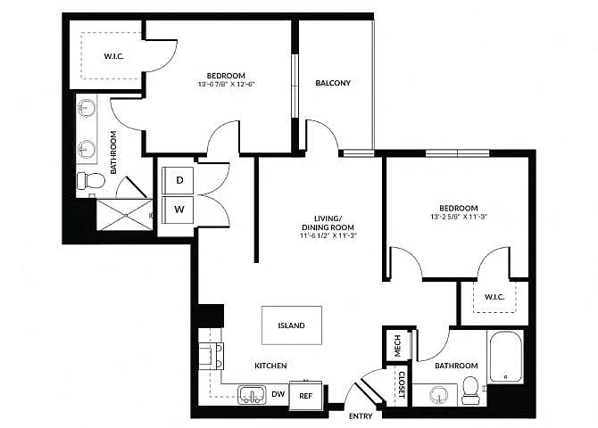 Floor plan B1
