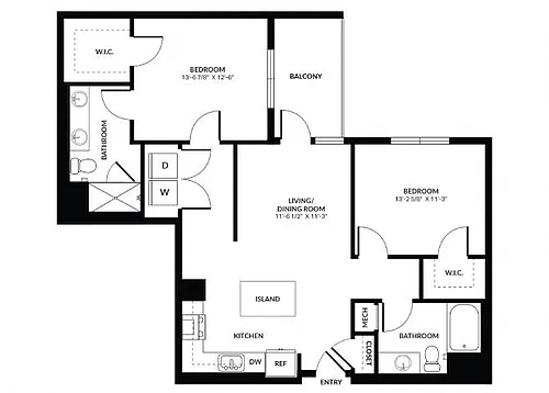 Floor plan B1