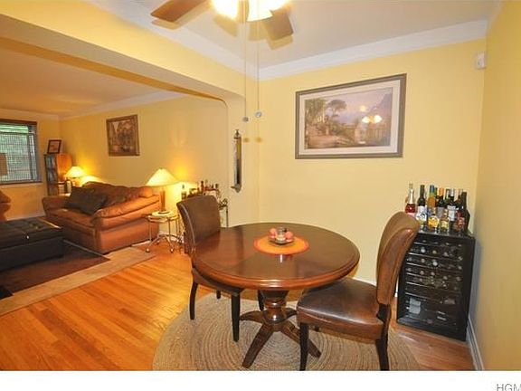 Living room dining area.