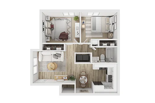 Floor plan 2x1 Large Platinum