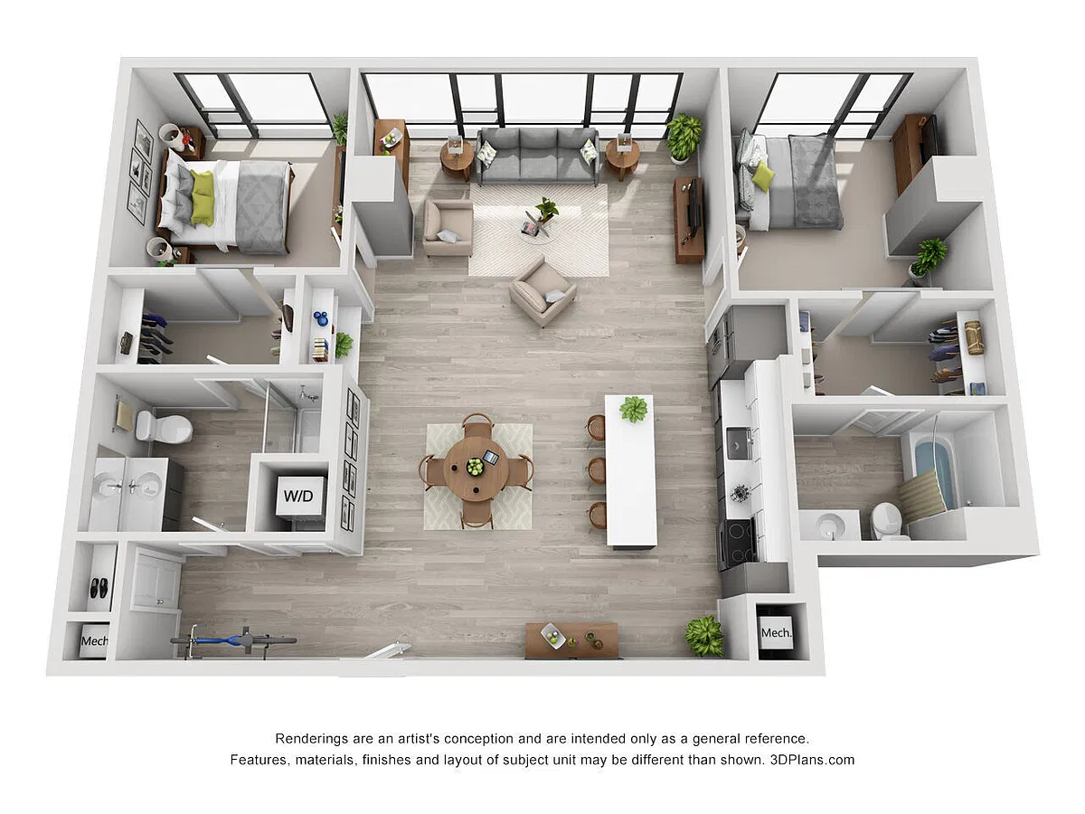 Floor plan B21N