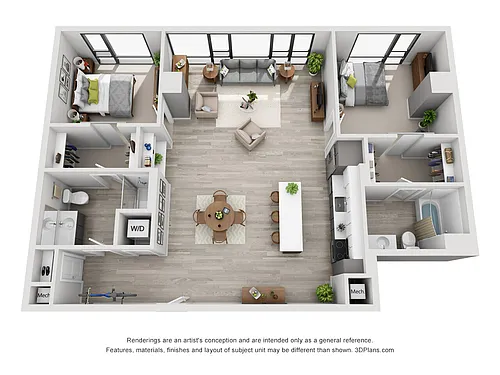 Floor plan B21N