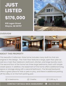 618 Logan St, Wayne, NE, 68787