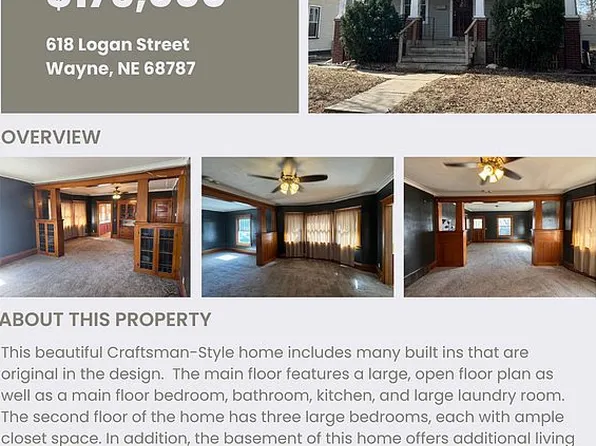 618 Logan St, Wayne, NE 68787