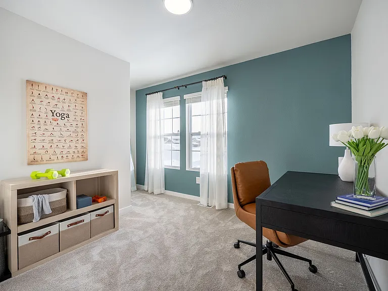 A flexible home office or bedroom space designed to fit your day, whether you're working, creating, or winding down.