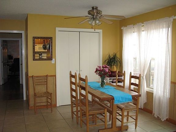 Eat in kitchen with door to laundry