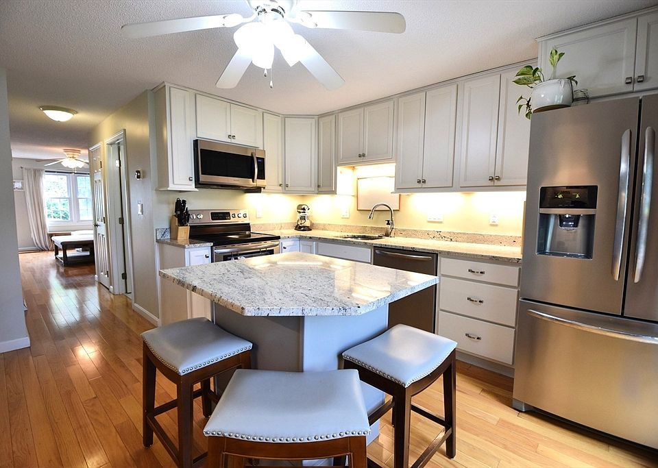 beautiful modern kitchen with new countertops