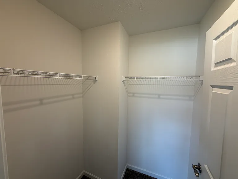 Spacious closet in the guest bedroom.