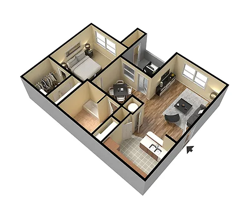 Floor plan 1/1