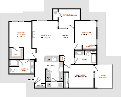 Floor plan Plan 3A