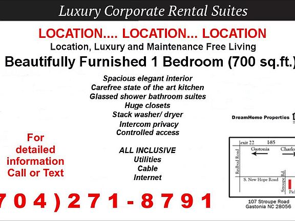 Executive Rental All Inclusive (3) Month Minimum