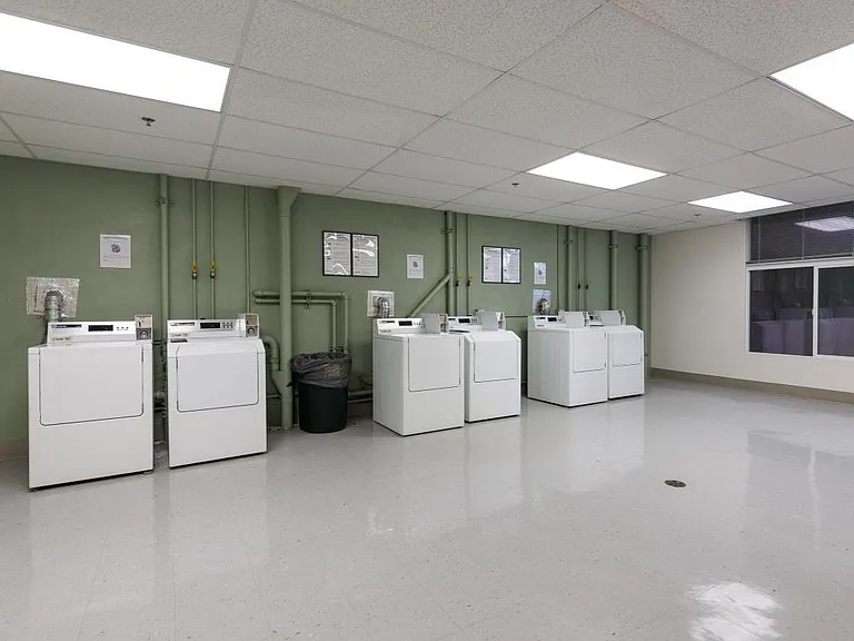 laundry on same level as unit