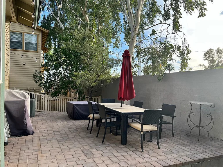 Back patio