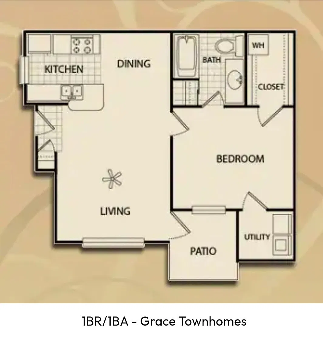 Floor plan 1bdr