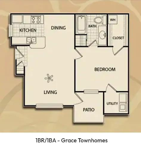 Floor plan 1bdr